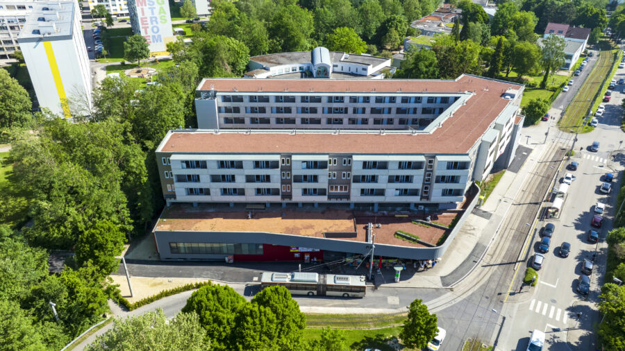 Barrierefrei erreichbare 3-Zimmer-Neubauwohnung mit großer Loggia im 2. Stock mit Lift - 635_22-korr